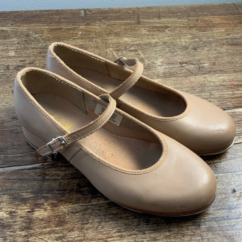 Bloch Tap-On‎ leather tap shoes girl's size 4.5